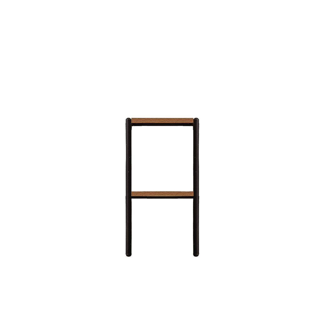 Mesa Ratona 2 Estantes Industrial Acacia 120Cm