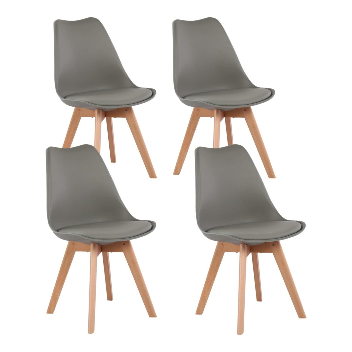 Juego De Sillas Tulip X4 Unidades (Varios Colores)