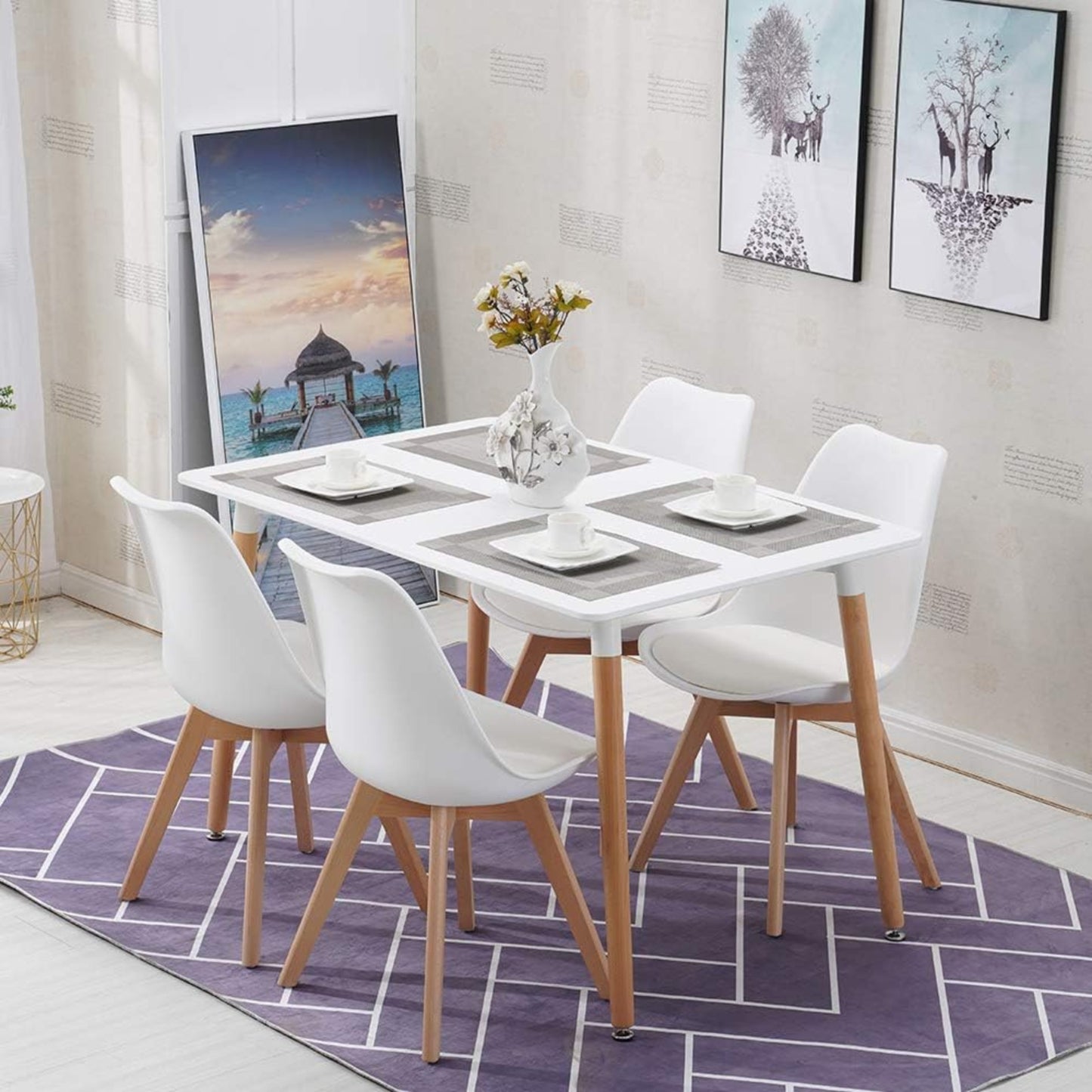 Juego De Sillas Tulip X4 Unidades (Varios Colores)
