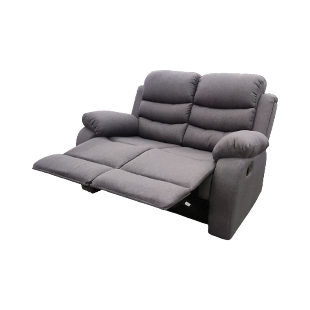 Sillón Reclinable 2 Cuerpos Beverly Negro/Marrón/Gris