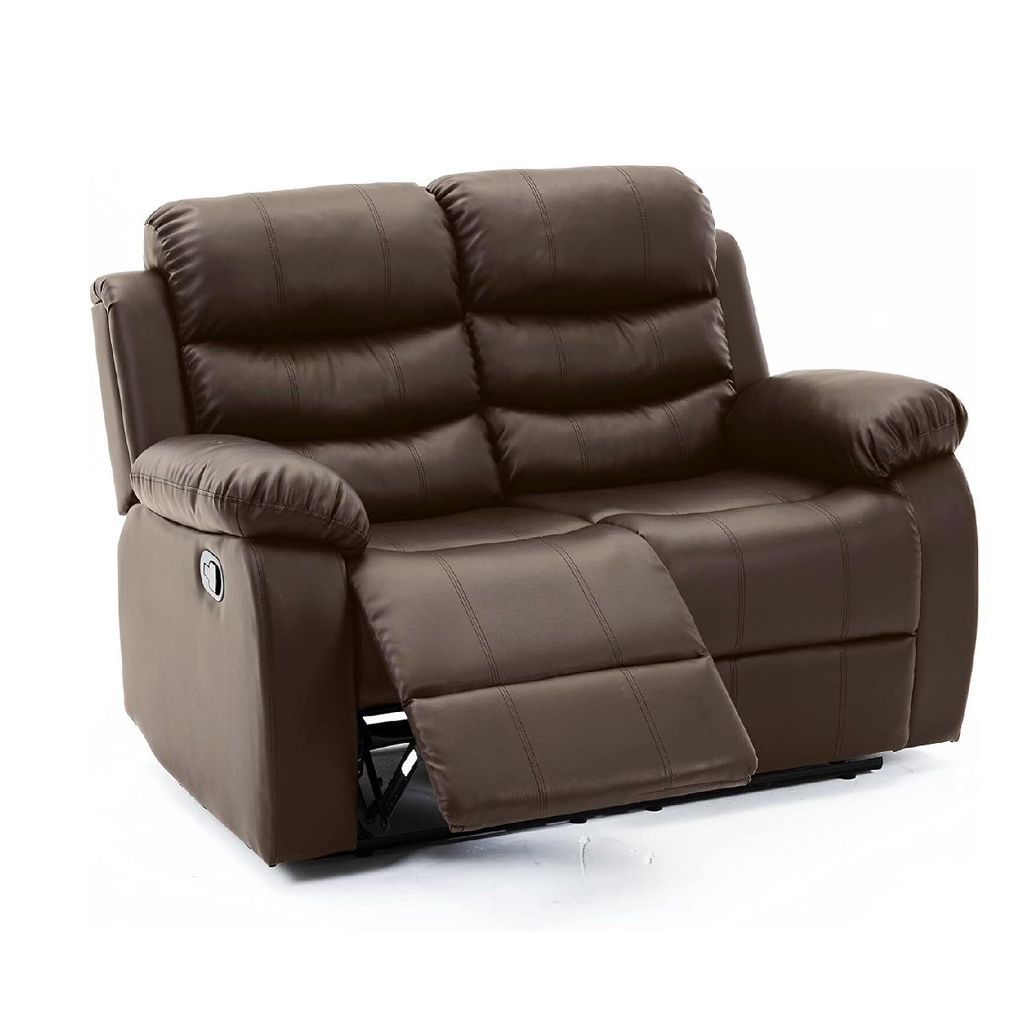Sillón Reclinable 2 Cuerpos Beverly Negro/Marrón/Gris