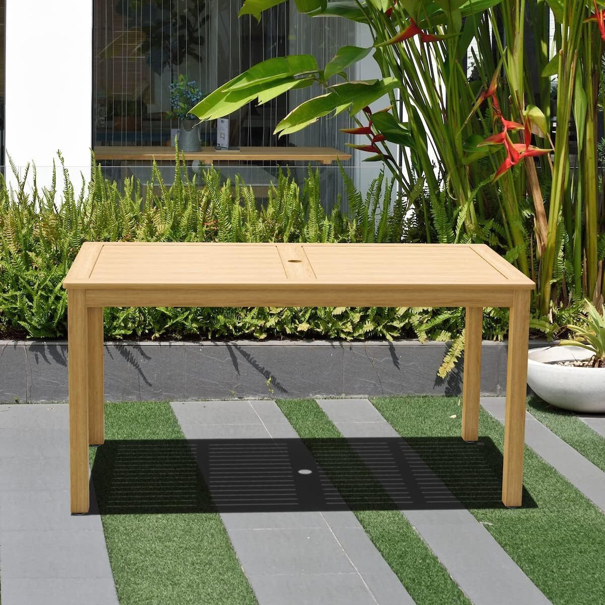 Mesa De Madera Rectangular Orlando