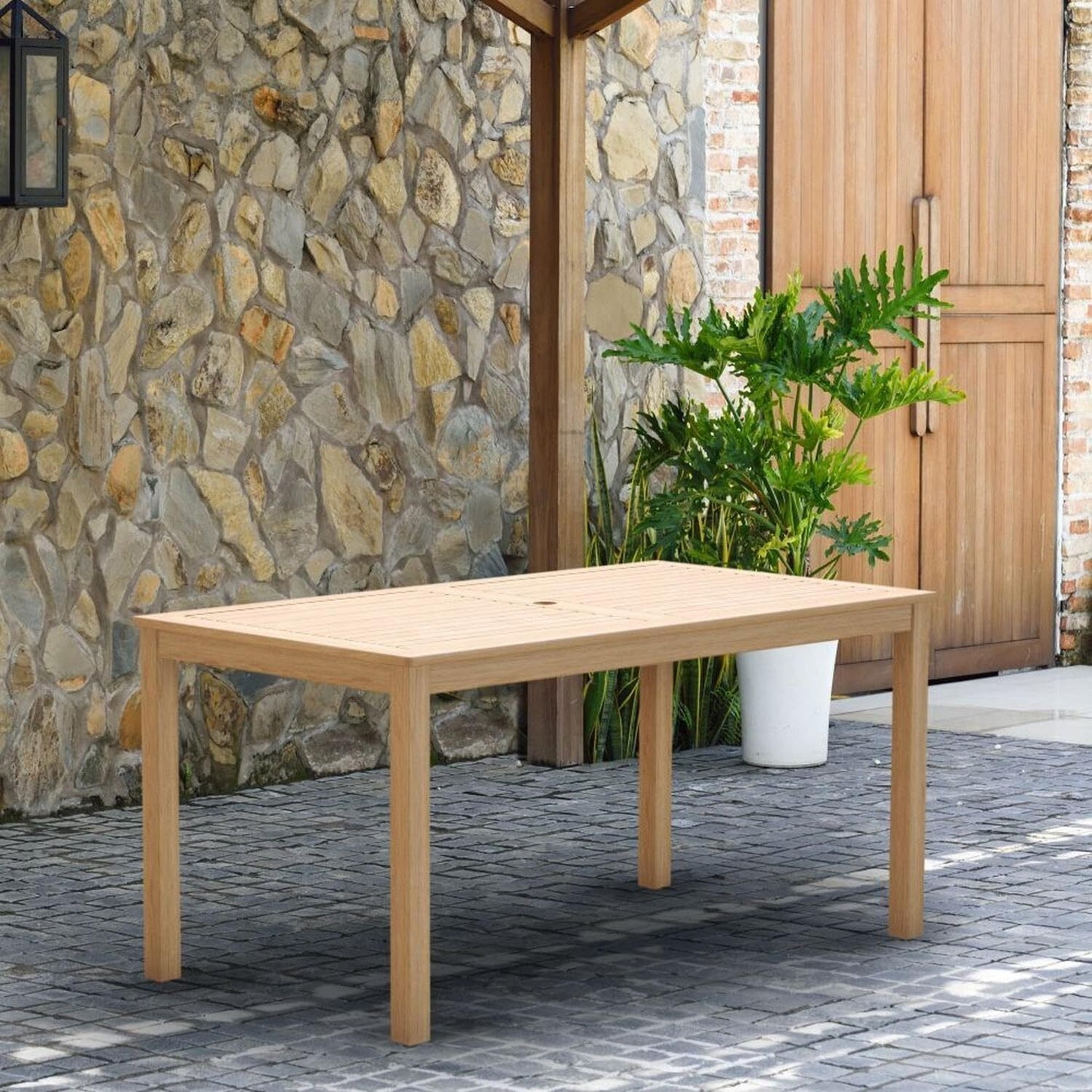 Mesa De Madera Rectangular Orlando