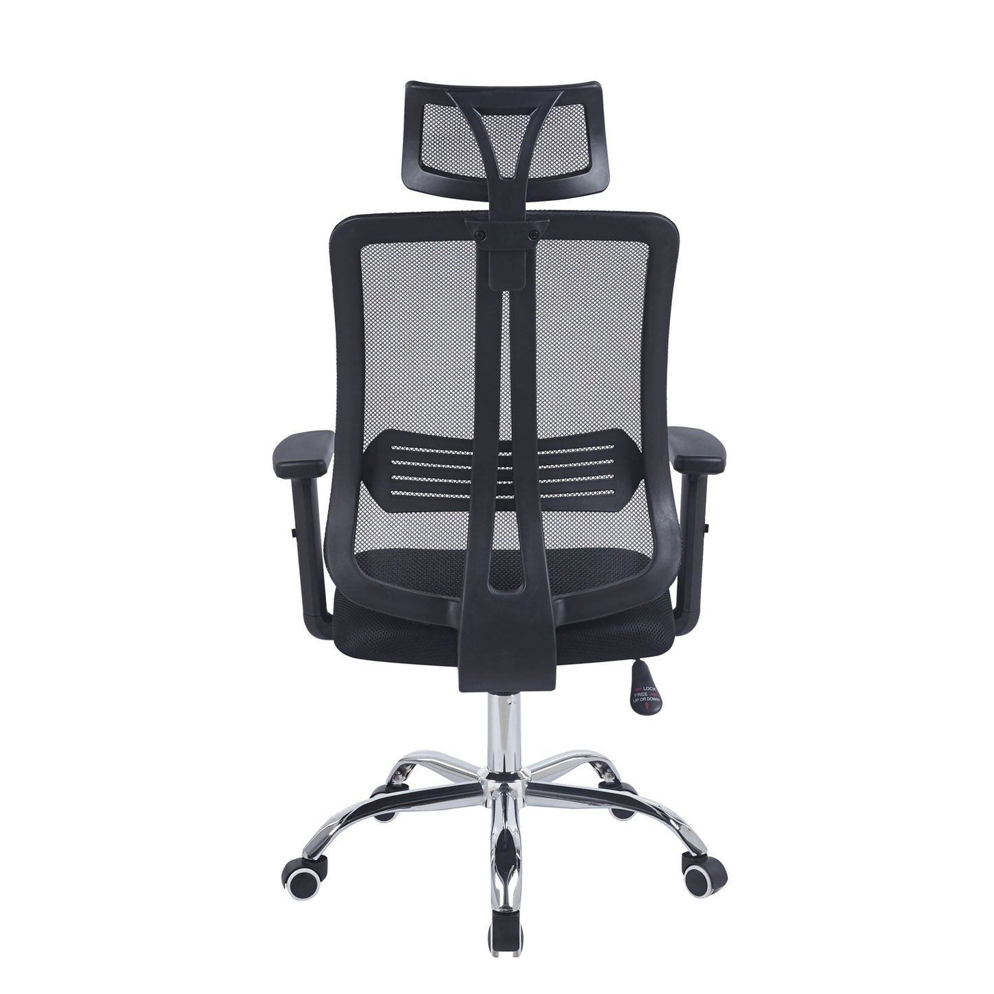 Silla De Oficina Mesh Ergonómica Base Cromada