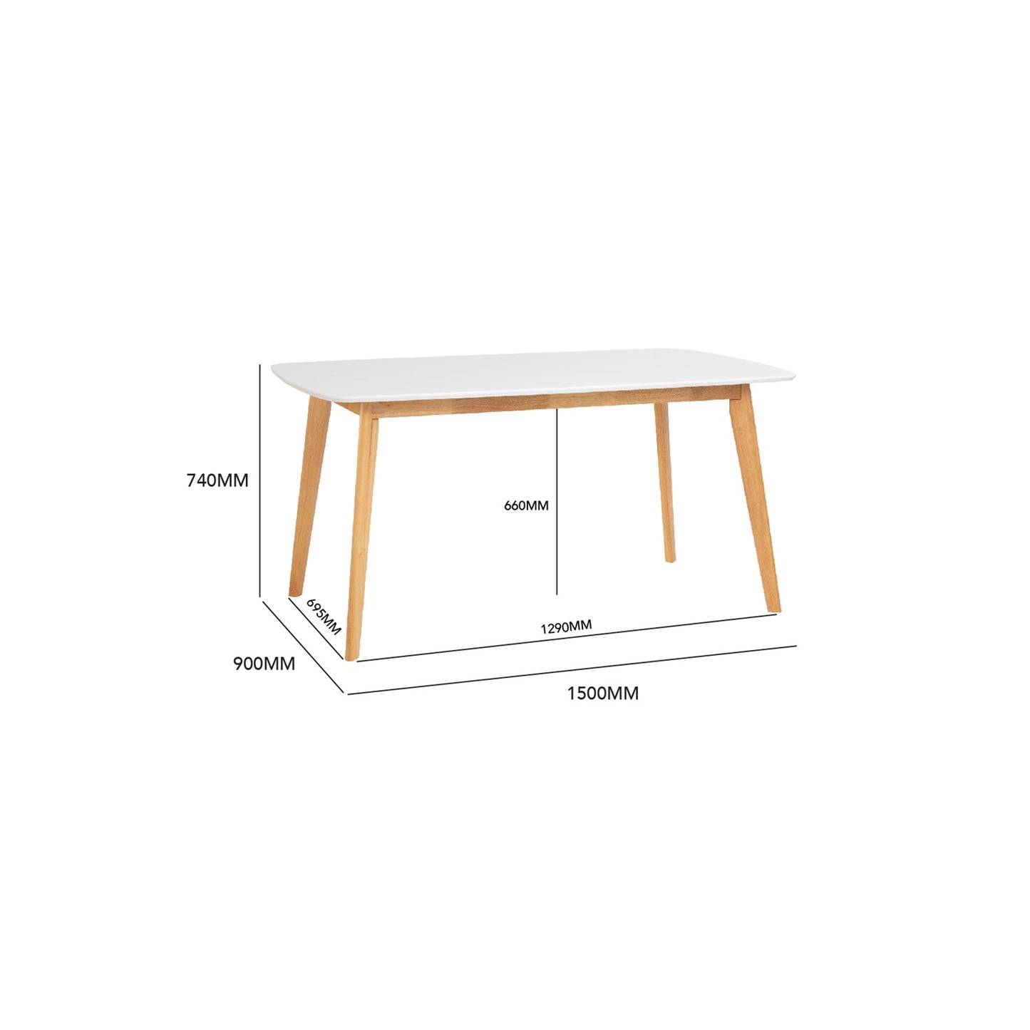 Mesa De Comedor Aimon 150