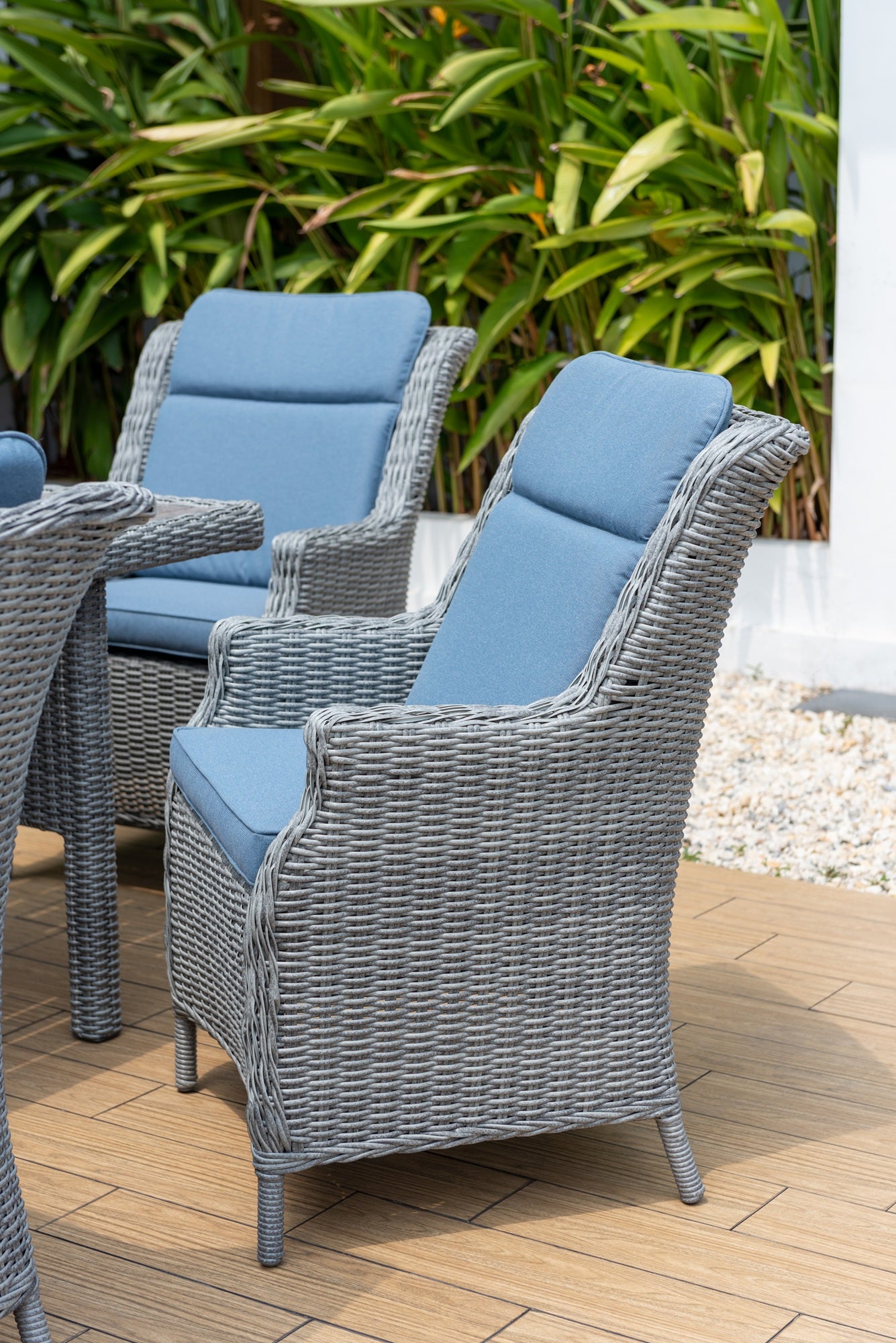 Set De Exterior Bermuda Con 6 Sillas Haití Carver