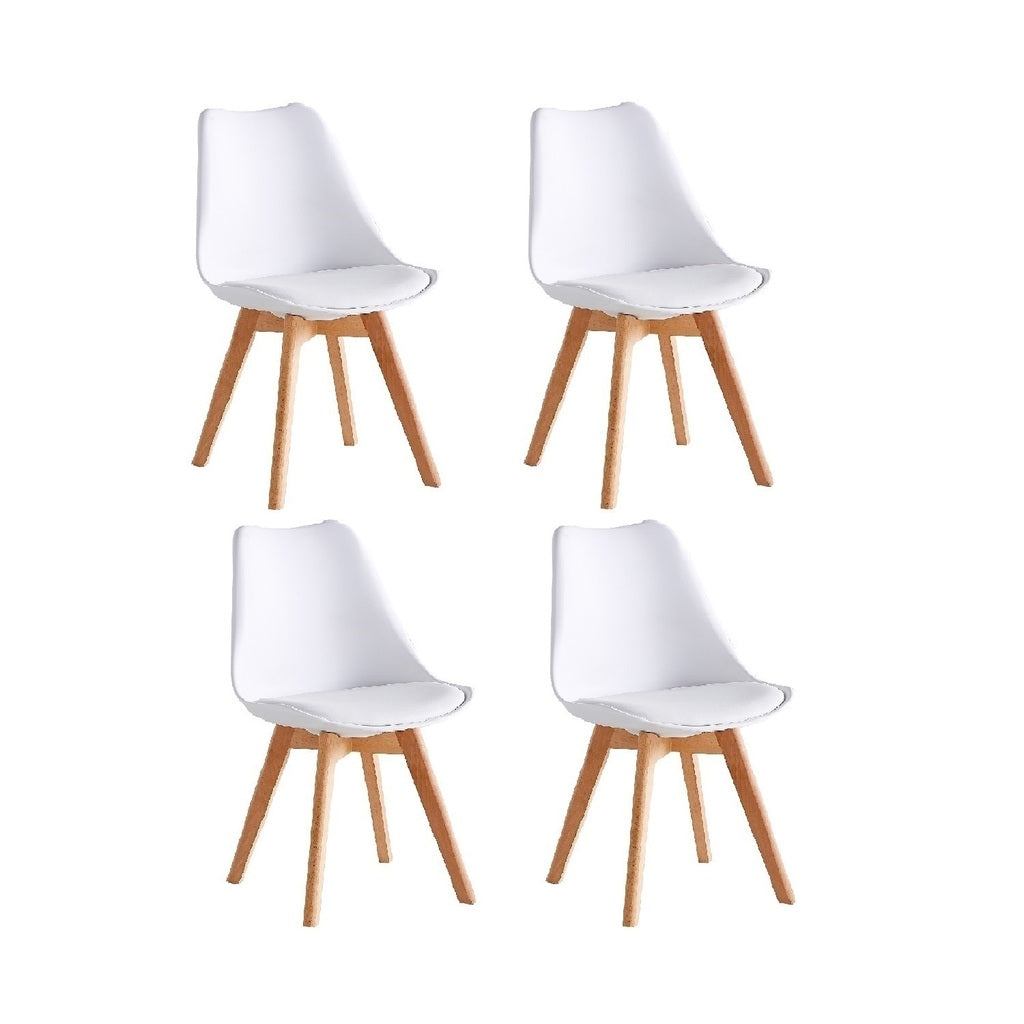 Juego De Sillas Tulip X4 Unidades (Varios Colores)