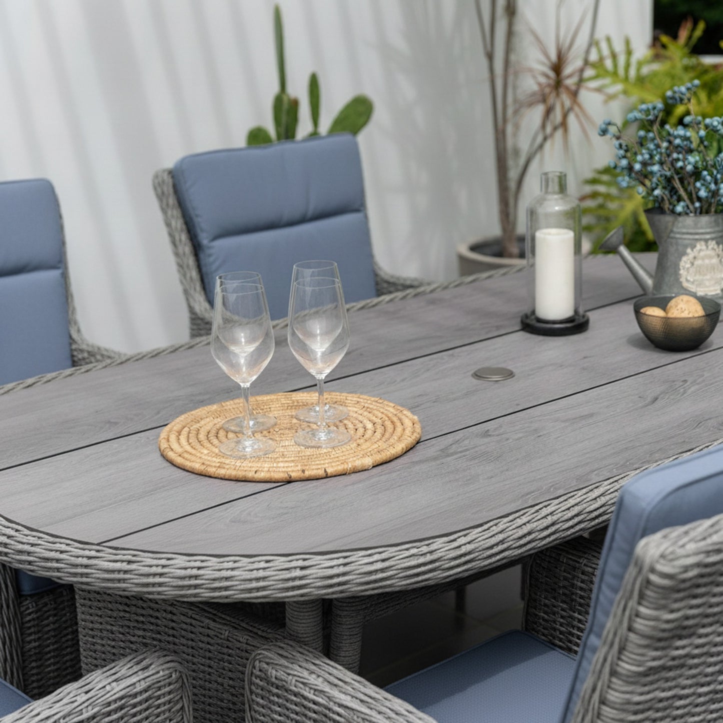 Set De Exterior Martinique Con 6 Sillas Haití