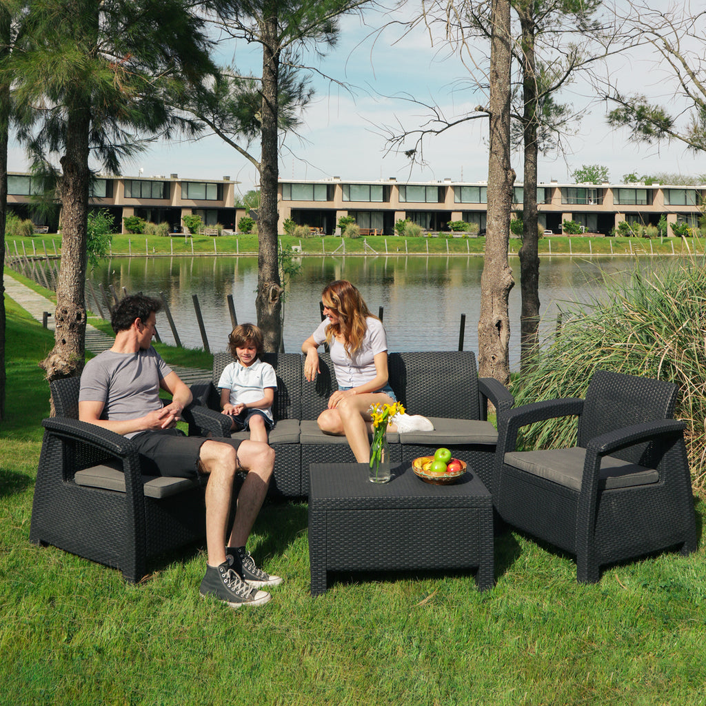 Juego De Jardin 3 Cuerpos Corfu