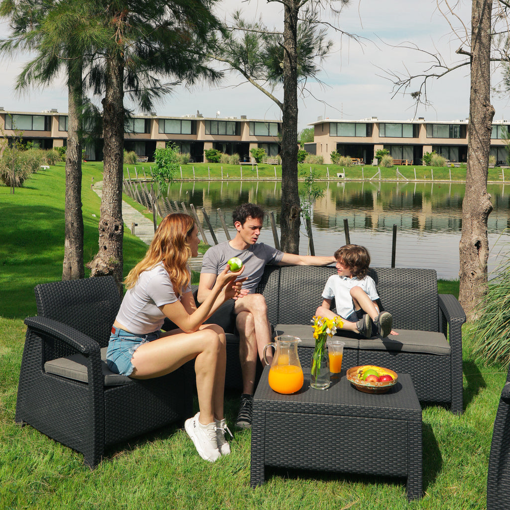 Juego De Jardin 3 Cuerpos Corfu