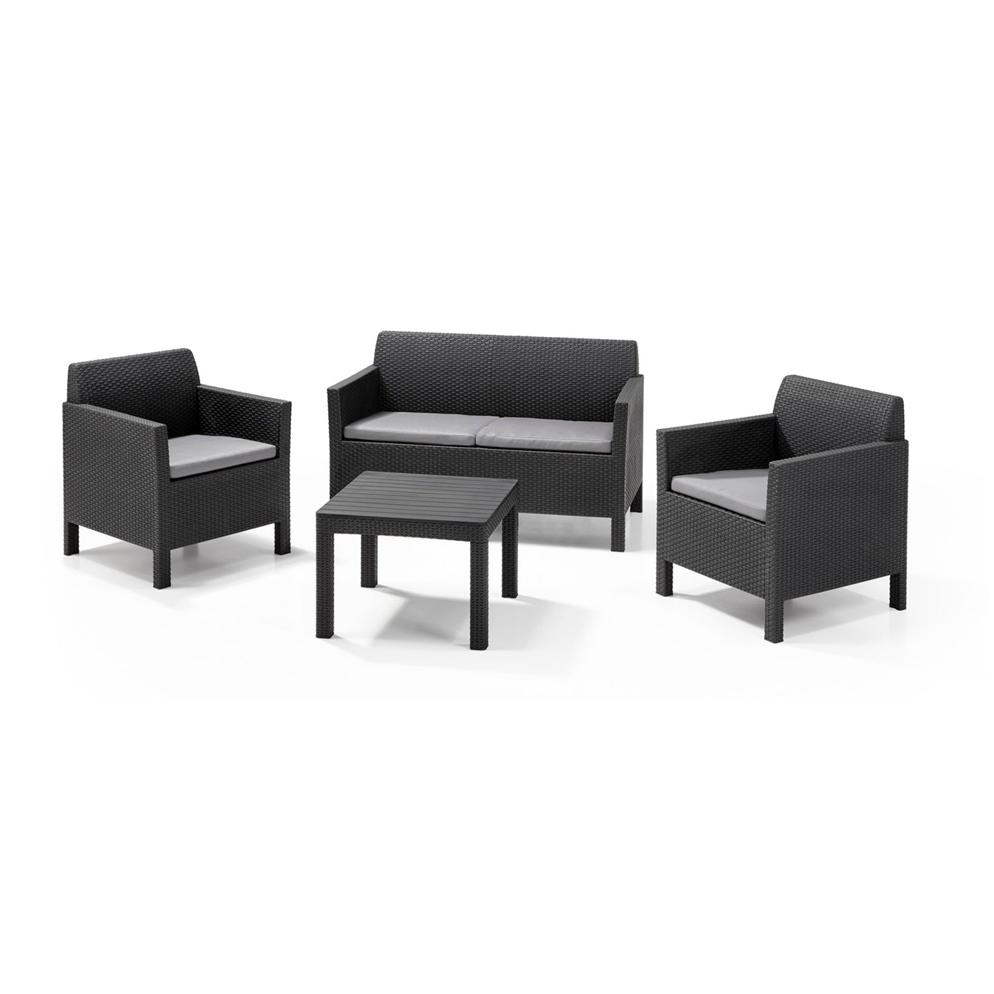 Juego De Jardin Orlando Gris