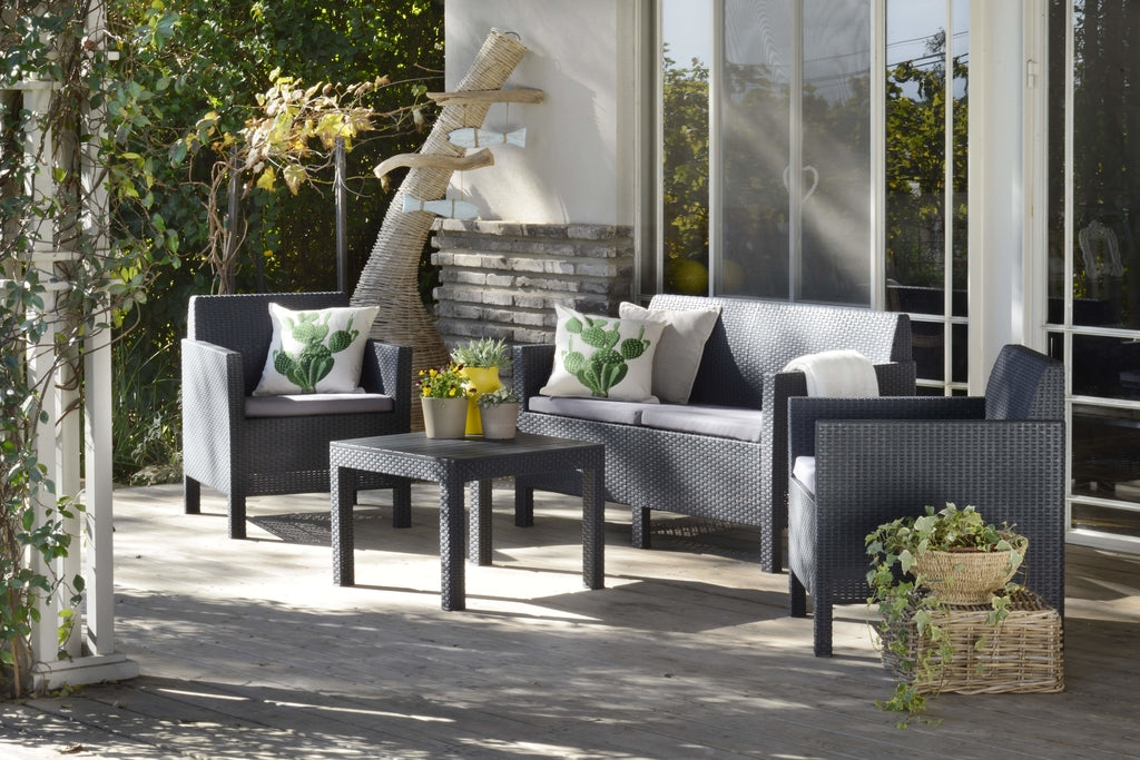 Juego De Jardin Orlando Gris