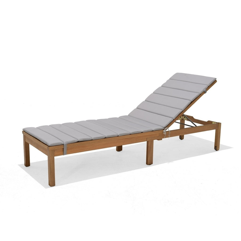 Reposera Jardín Madera Kingsbury Gris