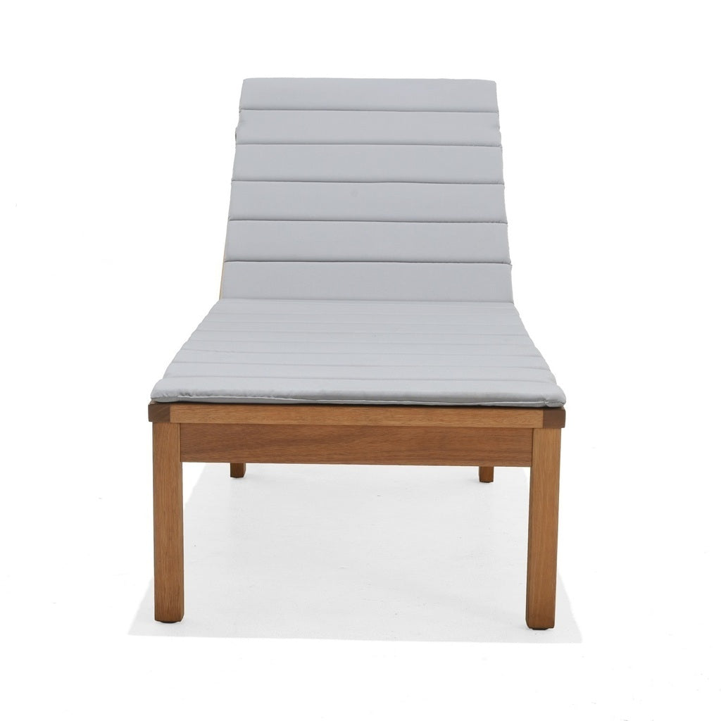 Reposera Jardín Madera Kingsbury Gris