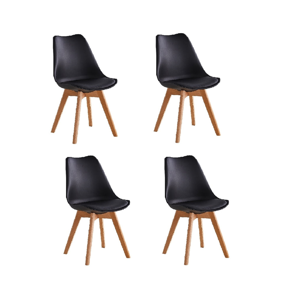 Juego De Sillas Tulip X4 Unidades (Varios Colores)
