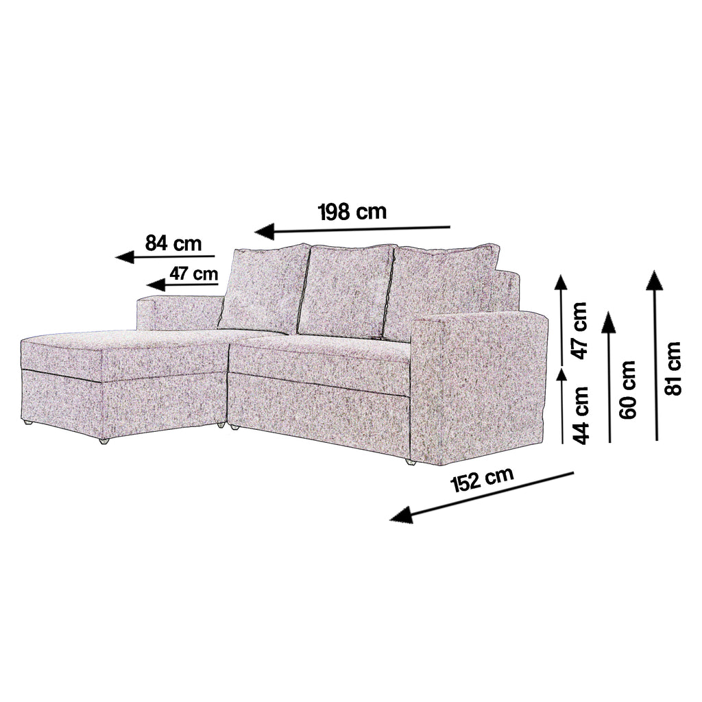 Sillon Rinconero De 3 Cuerpos Sendai