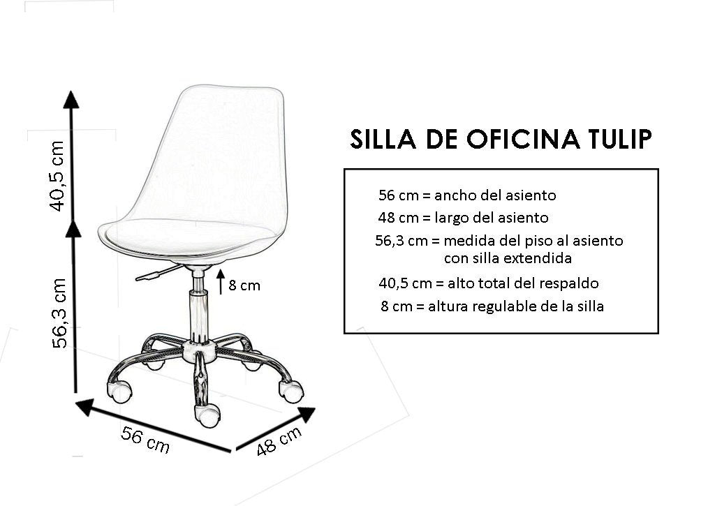 Silla De Oficina Tulip
