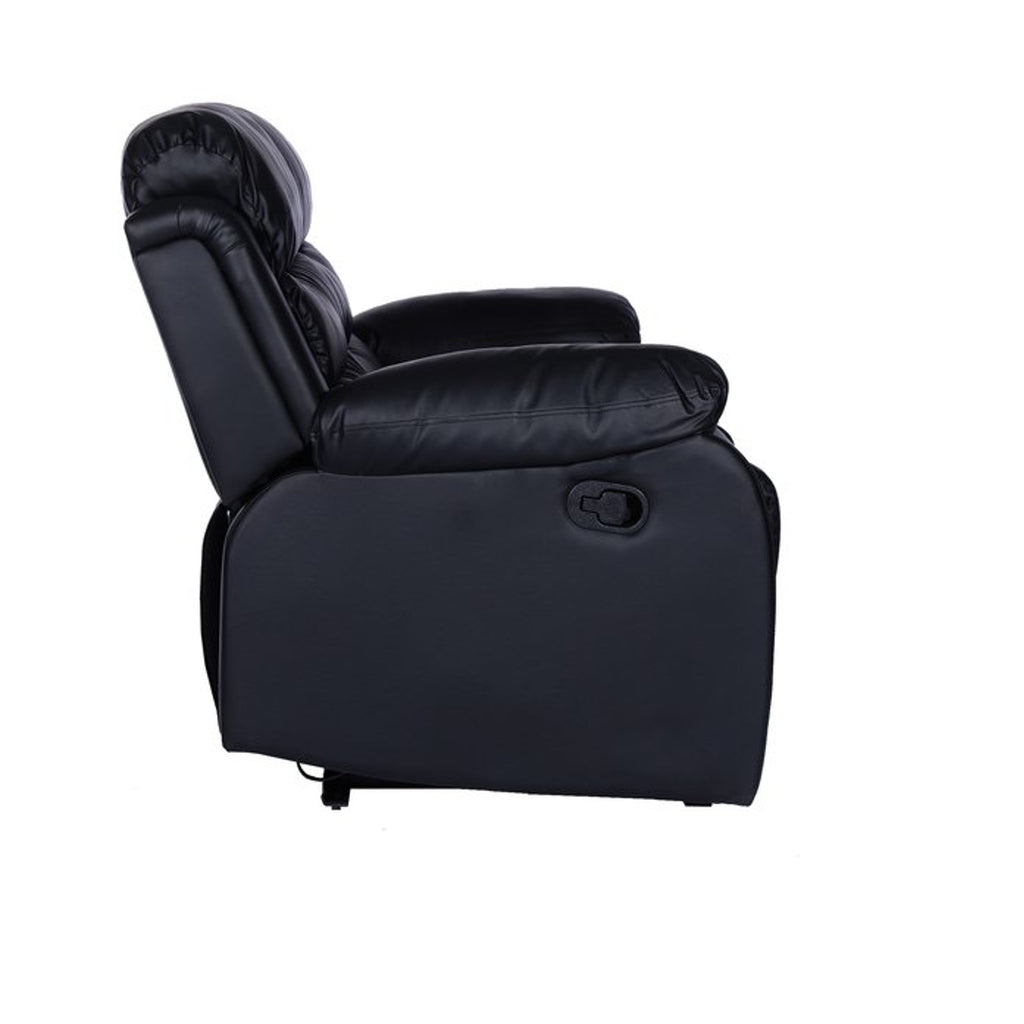 Sillón Reclinable 2 Cuerpos Beverly Negro/Marrón/Gris