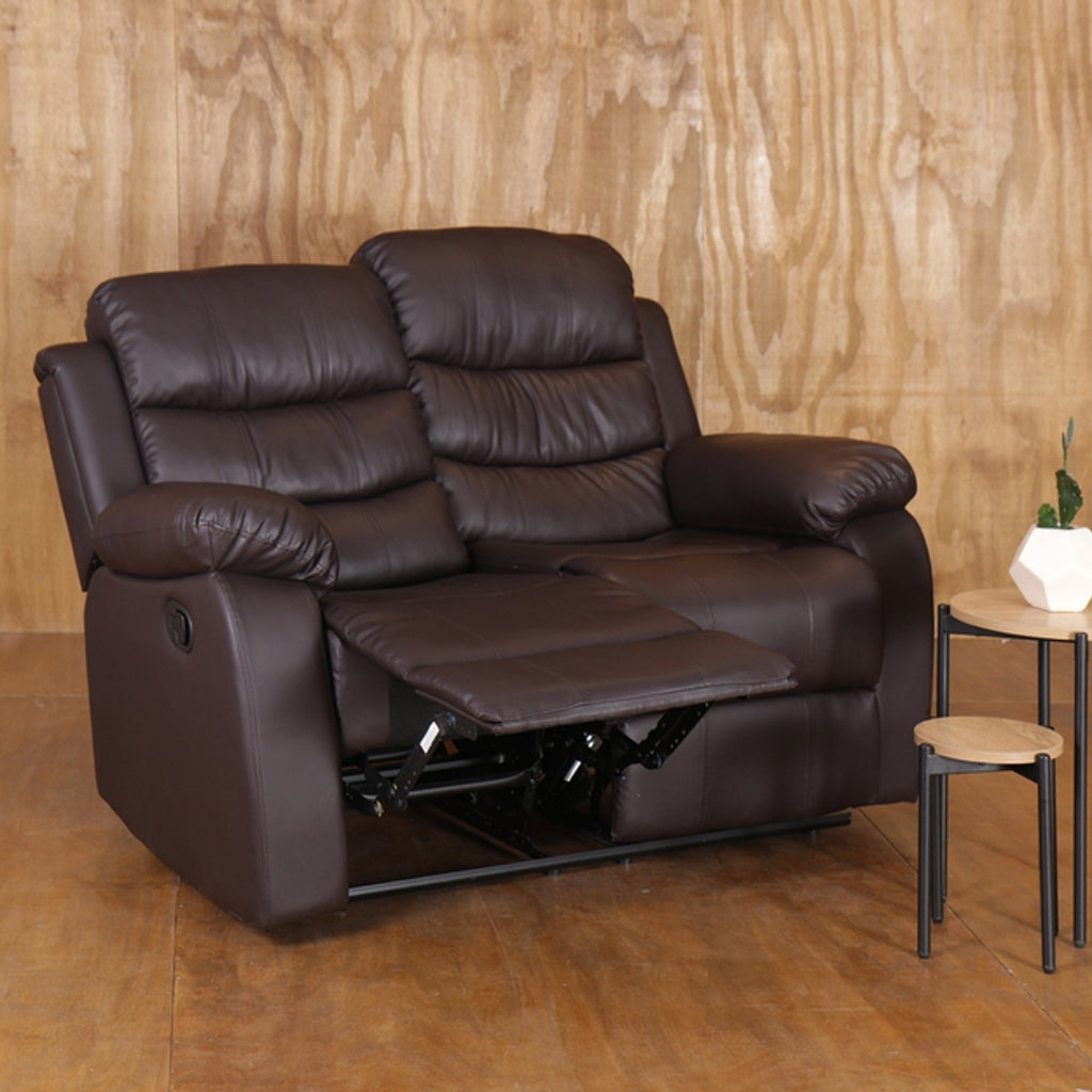 Sillón Reclinable 2 Cuerpos Beverly Negro/Marrón/Gris