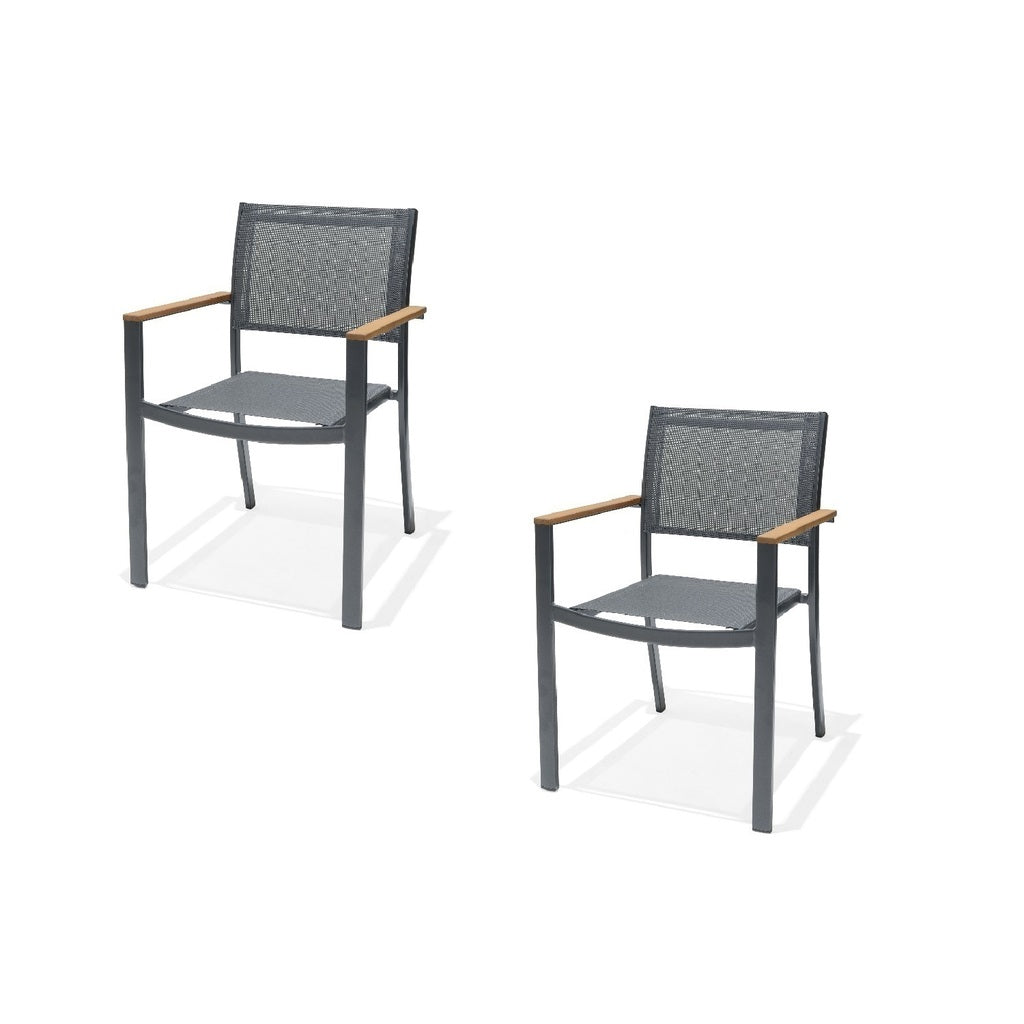 Set De Exterior Lynx Fijo Con 6 Sillas