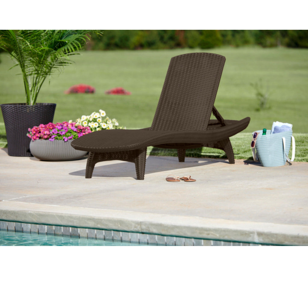 Juego De Reposeras Y Mesa Keter Pacific Sun Marron