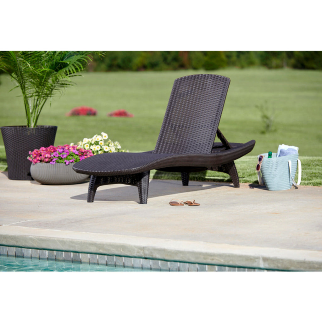 Juego De Reposeras Y Mesa Keter Pacific Sun Gris