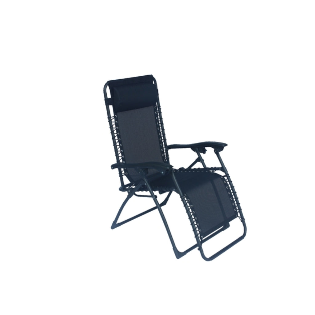 Reposera Relax Color Negro O Beige