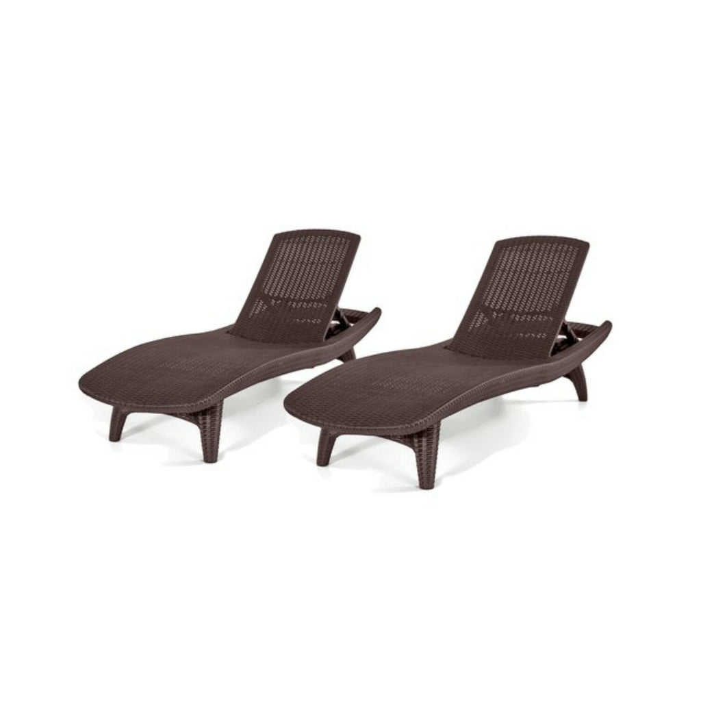 Juego De Reposeras Y Mesa Keter Pacific Sun Marron