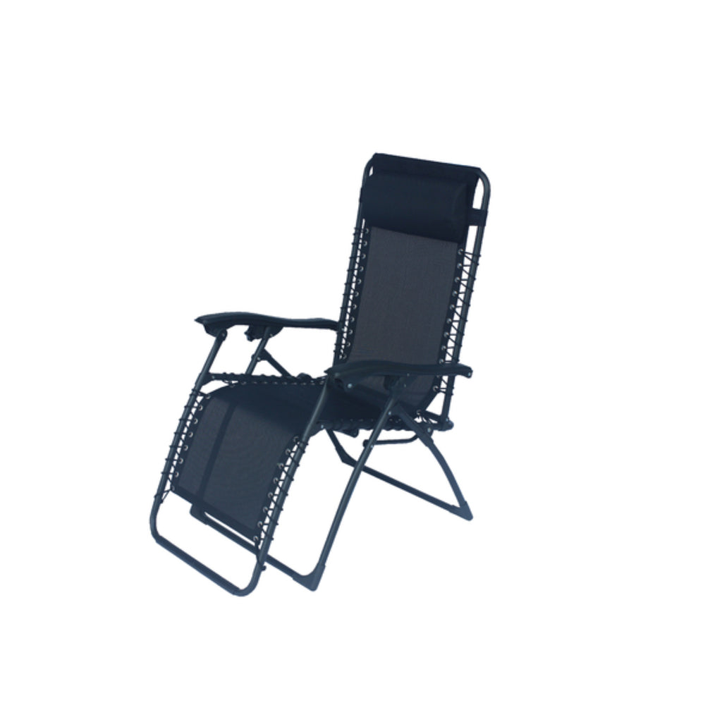 Reposera Relax Color Negro O Beige