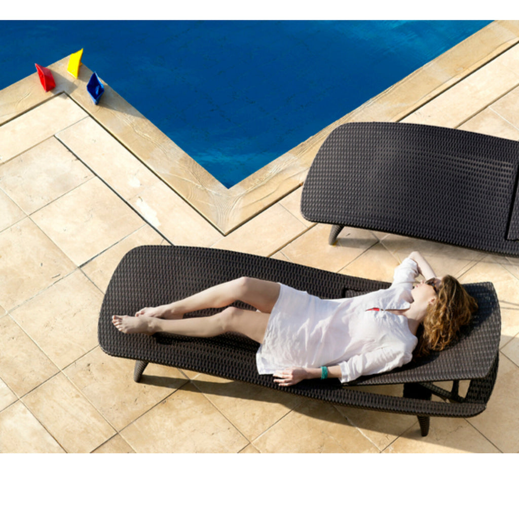 Juego De Reposeras Y Mesa Keter Pacific Sun Marron
