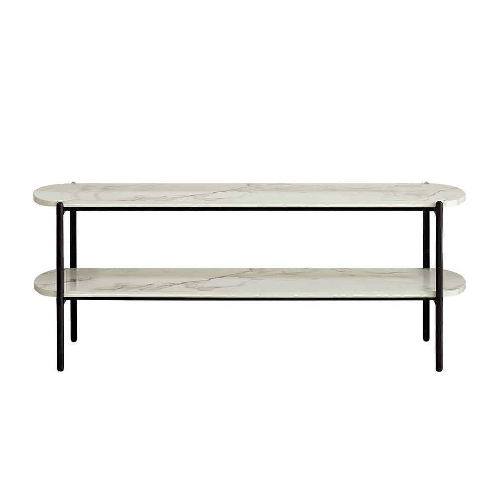 
                      
                        Mesa Ratona 2 Estantes Industrial Marble 120Cm
                      
                    