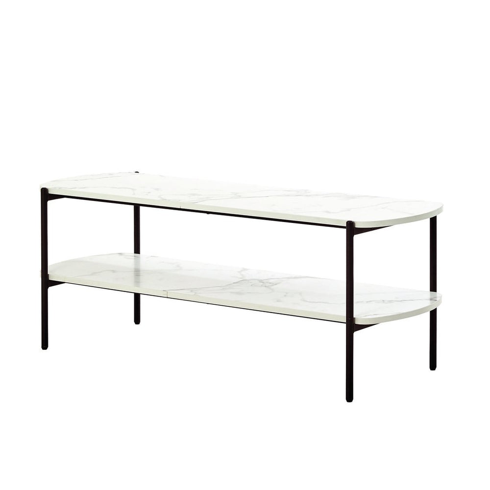 
                      
                        Mesa Ratona 2 Estantes Industrial Marble 120Cm
                      
                    