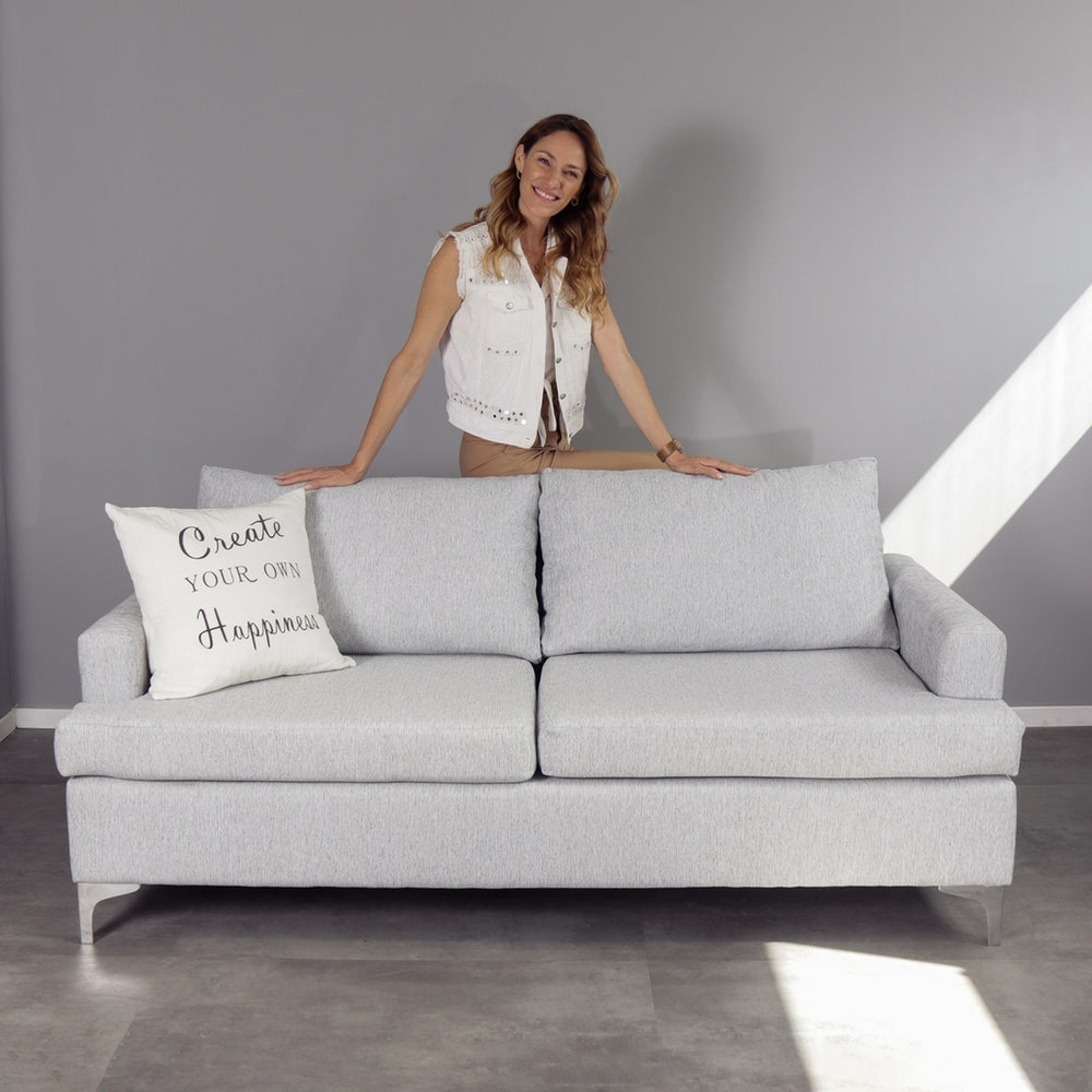 
                      
                        Sofa 2,5 Cuerpos Bruna C/Patas De Metal 180Cm
                      
                    