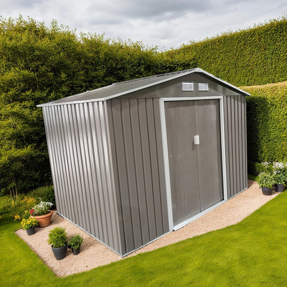 
                      
                        Depósito De Jardín Metálico Salerno Gris
                      
                    