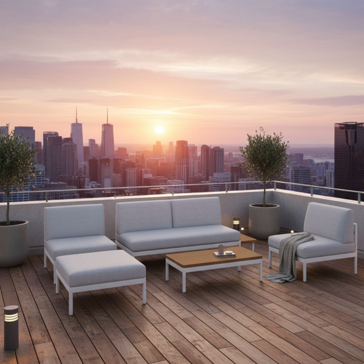 Set Living Exterior Bendigo 5 Cuerpos