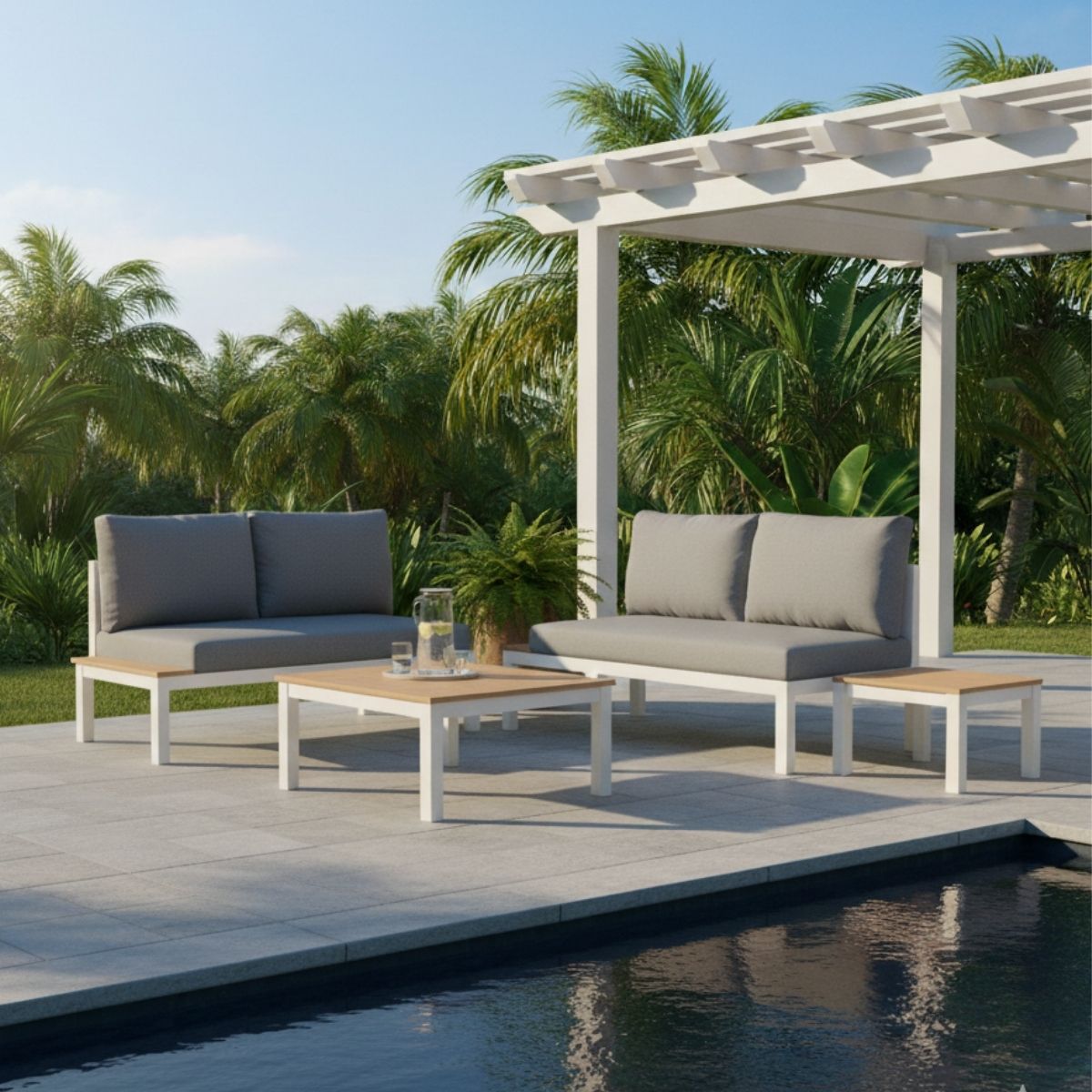 Juego De Jardín Hydra Esquinero