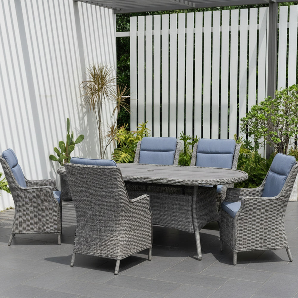 
                      
                        Set De Exterior Martinique Con 6 Sillas Haití
                      
                    