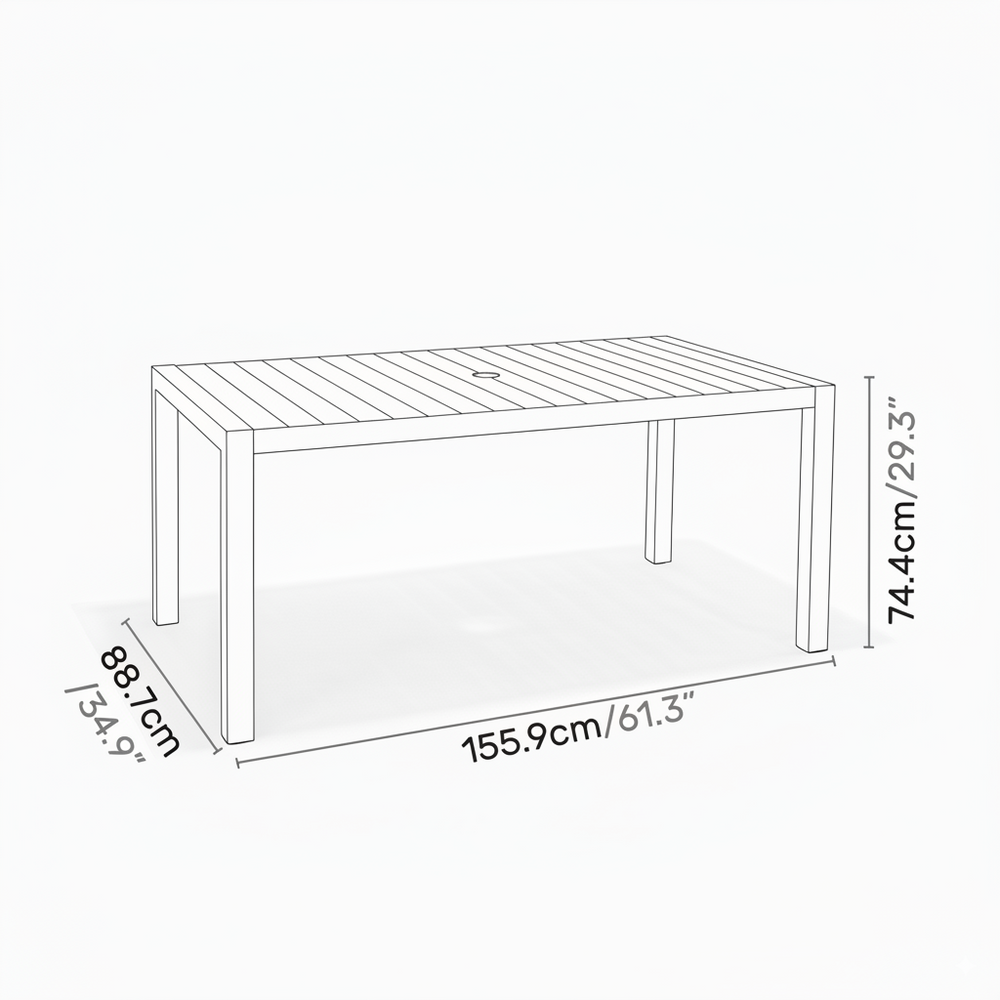 
                      
                        Mesa Rectangular Panamá
                      
                    
