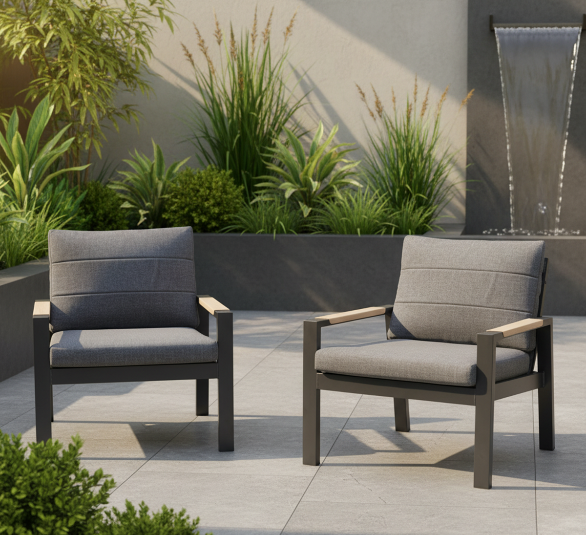 Set De Sillones Ignífugo Panamá x2 Unidades