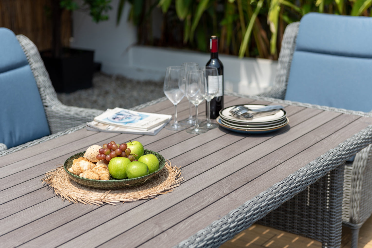 Mesa De Madera Rectangular Bermuda Haití