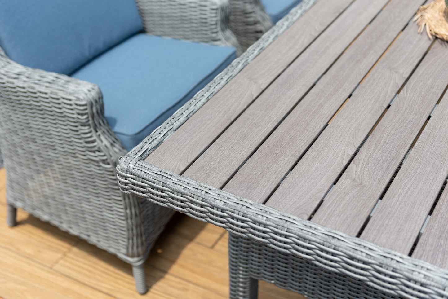 Mesa De Madera Rectangular Bermuda Haití
