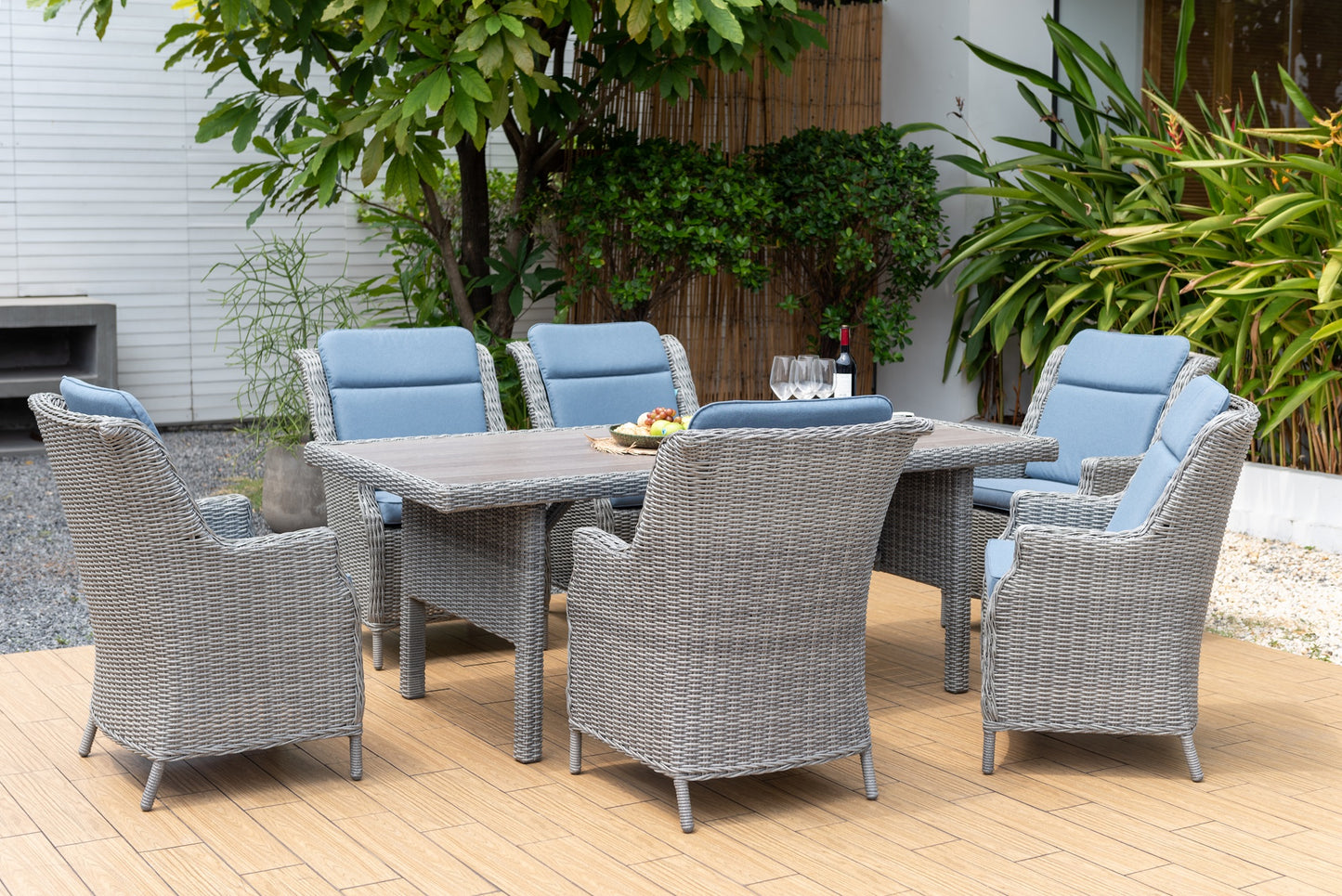 Mesa De Madera Rectangular Bermuda Haití