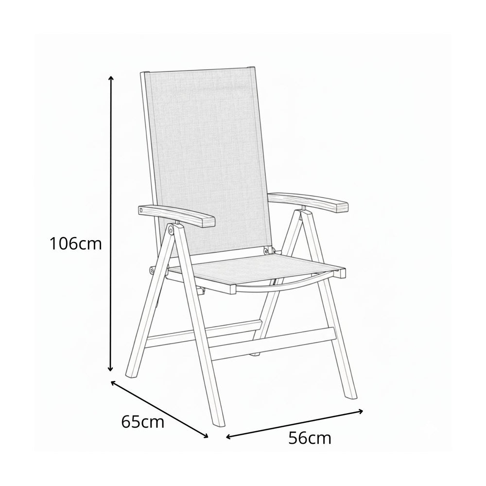
                      
                        Silla De Jardín Calanda Plegable
                      
                    