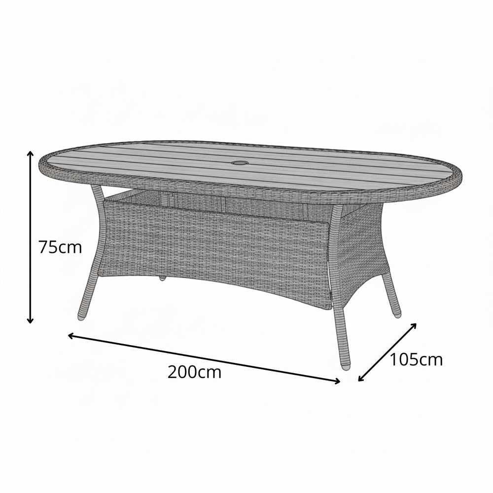 
                      
                        Mesa De Madera Oval Martinique
                      
                    