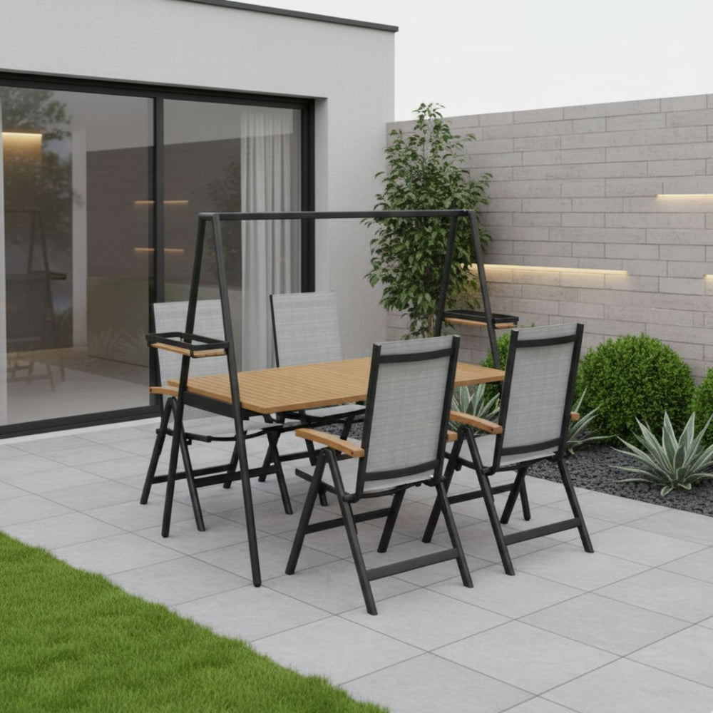 
                      
                        Set De Jardín Copenhagen Con 4 Sillas Calanda
                      
                    