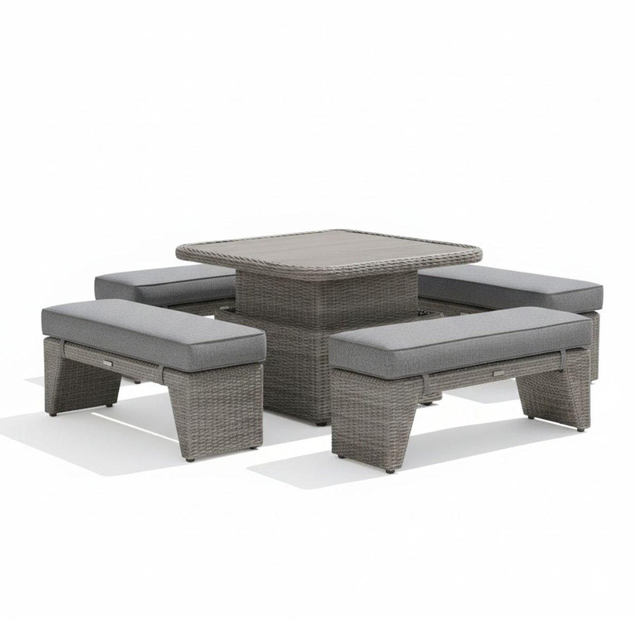 Juego De Jardín Bermuda Gris