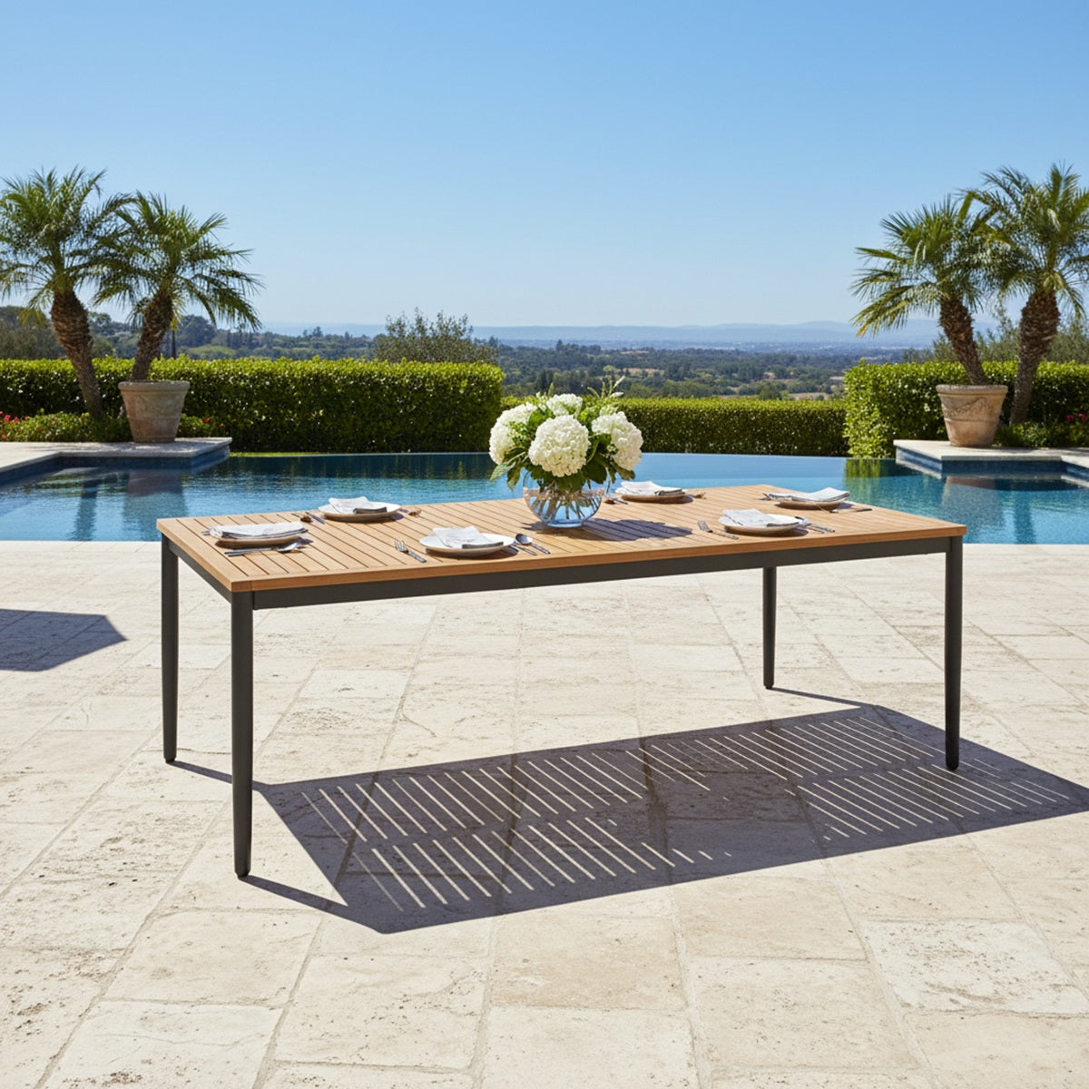 Mesa De Madera Rectangular Topaz