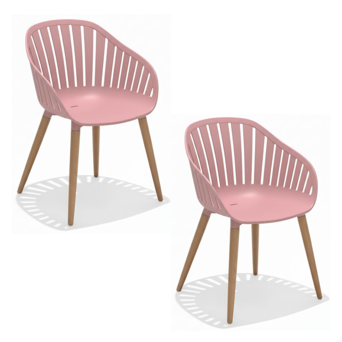 Juego De Sillas Nassau Carver x2 Unidades