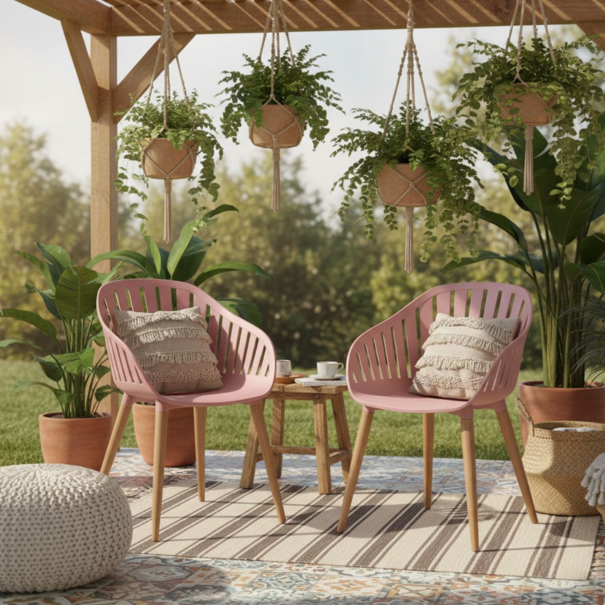 Juego De Sillas Nassau Carver x2 Unidades