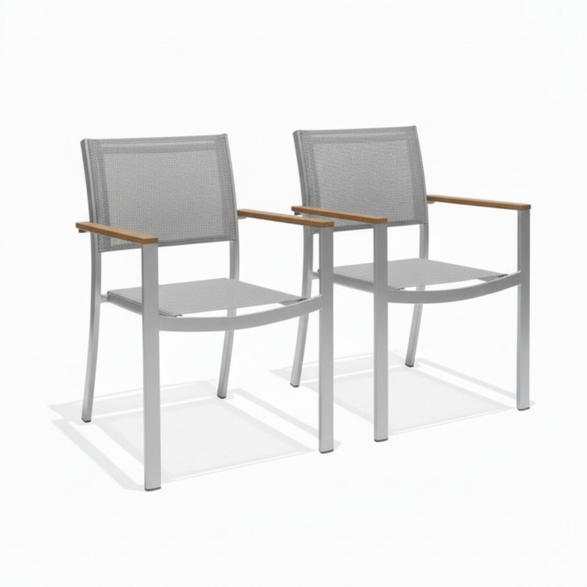 Pack De Sillas Tagula x2 Unidades Color Gris